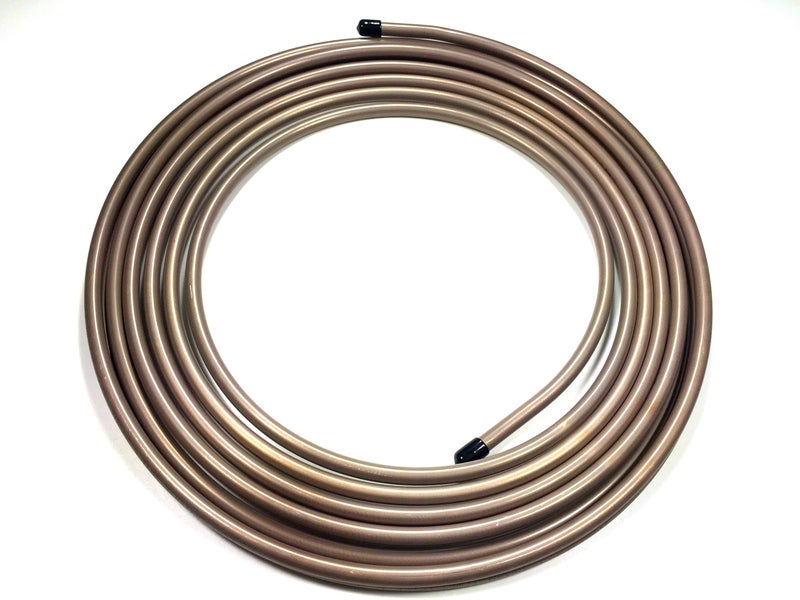 The Stop Shop 25 ft of Copper Nickel Fuel/Transmission Line Coil. 1/2" O.D. Tube - Image 1
